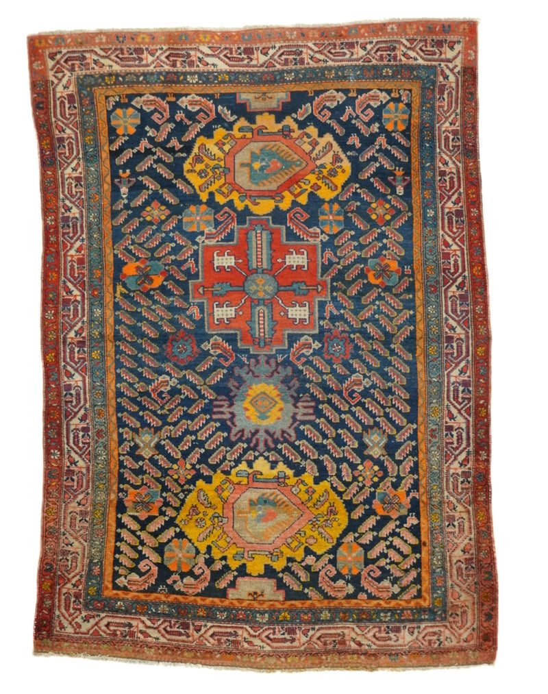 Antique Malayer Rug 4'4'' x 6'2''