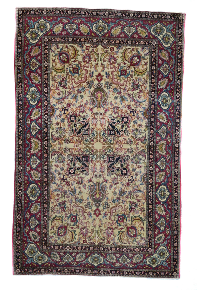 Antique Tehran Rug 4'7'' x 7'3''