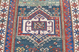 Antique Kazak Rug 3'4'' x 5'2''