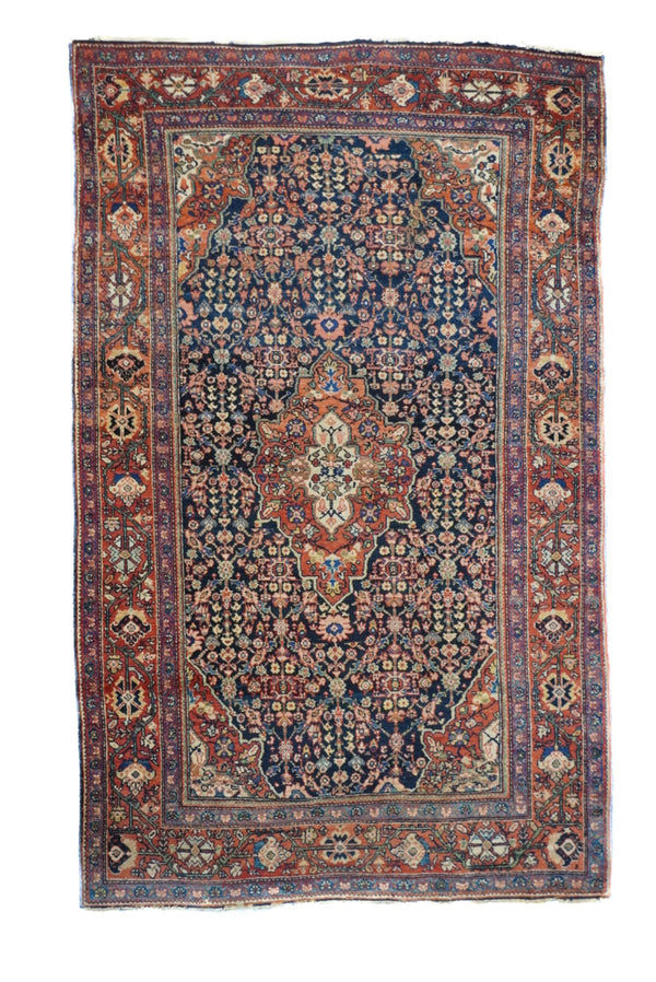Persia Farahan Sarouk Wool on Cotton 4'3''x6'10''