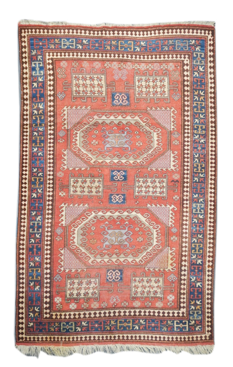 Antique Kazak Rug 5'5'' x 8'6''