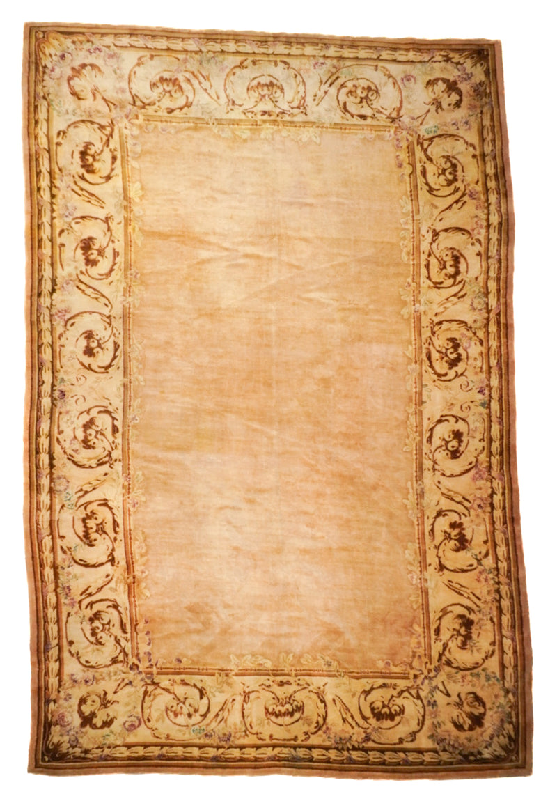 Antique French Aubusson Rug 9'10'' x 15'2''