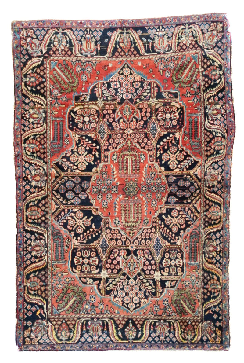 Antique Kashan Rug 4'8'' x 6'11''