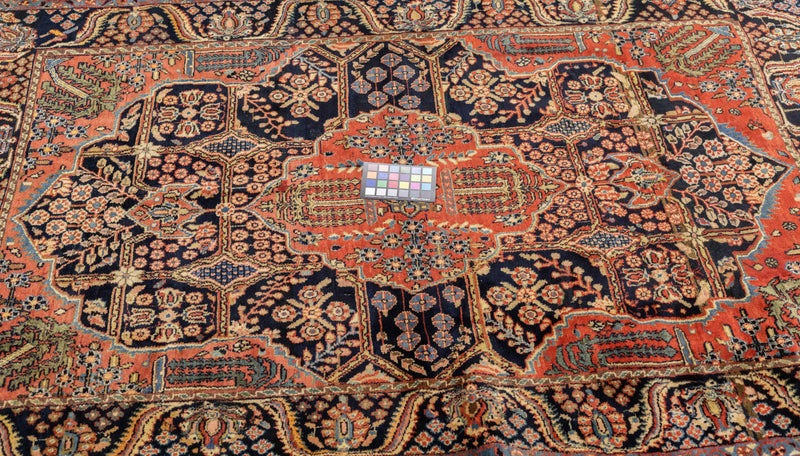 Antique Kashan Rug 4'8'' x 6'11''