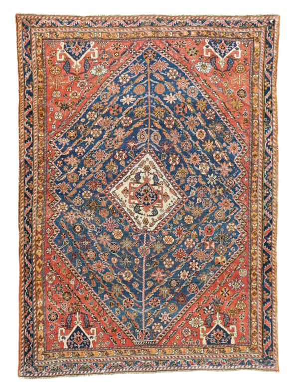 Persia Qashqai Wool on wool 4'9''x6'8''