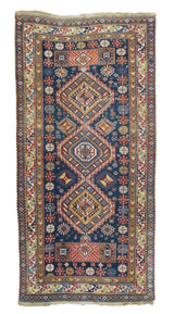 Caucasus Shirvan Wool on Cotton 4'5''x9'