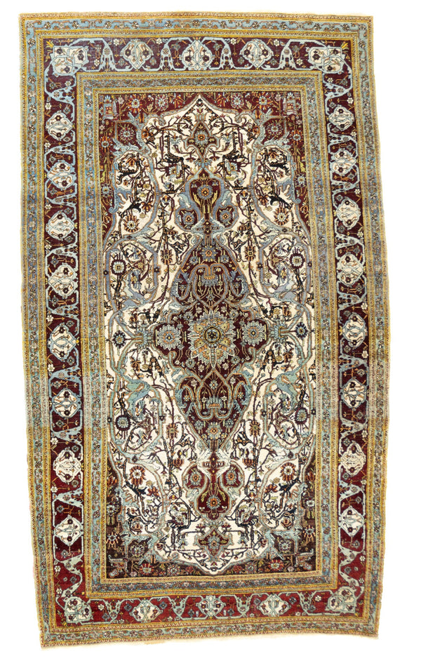 Persia Mohtasham Kashan Wool on Cotton 4'9''x8'1''