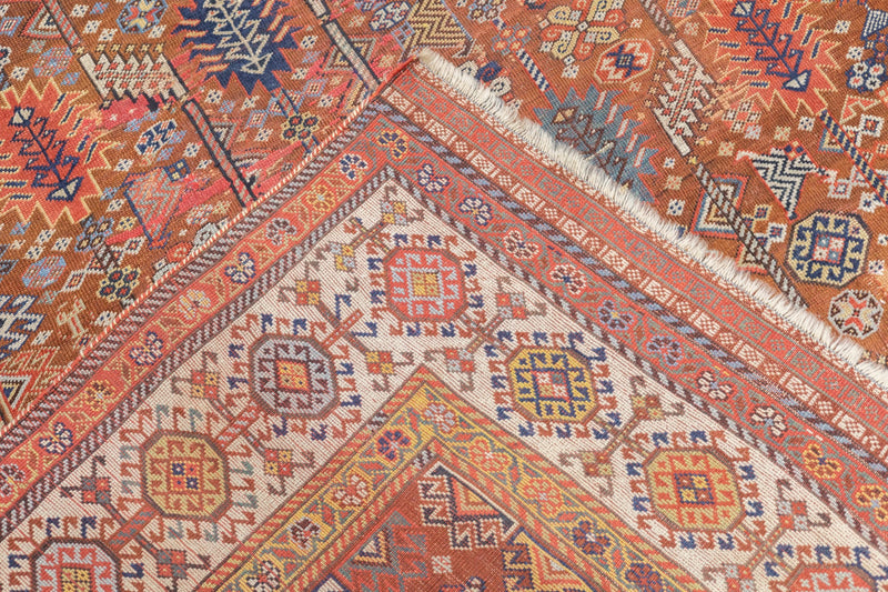 Antique Qashqai Rug 5'8'' x 7'7''