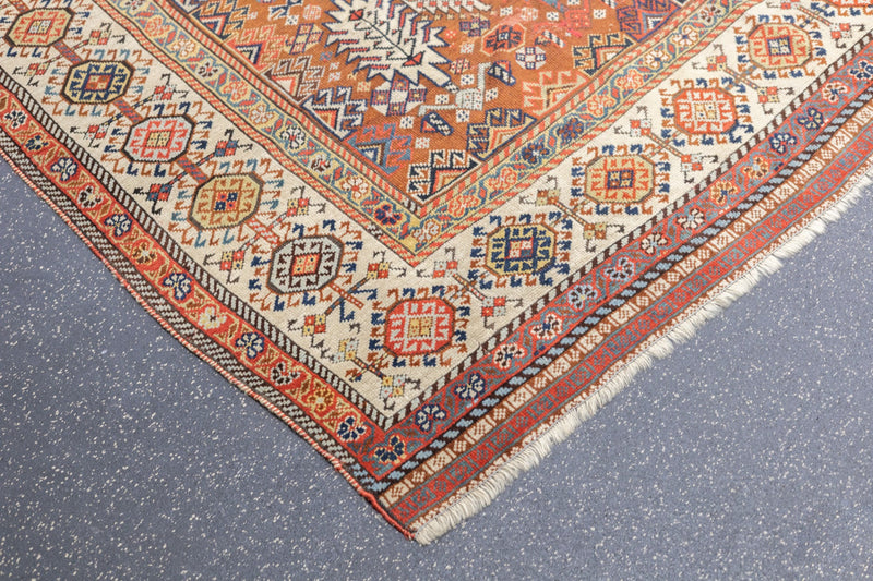 Antique Qashqai Rug 5'8'' x 7'7''