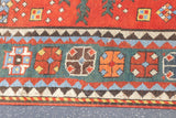 Antique  Kazak Rug 6'4'' x 7'5''