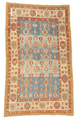 Persia Bakhshayesh Wool on wool 4'7''x7'8''