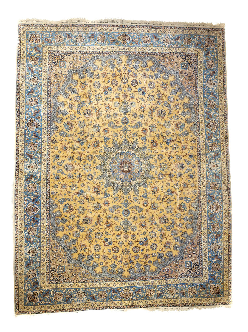 Vintage Isfahan Rug 10'6'' x 13'11''