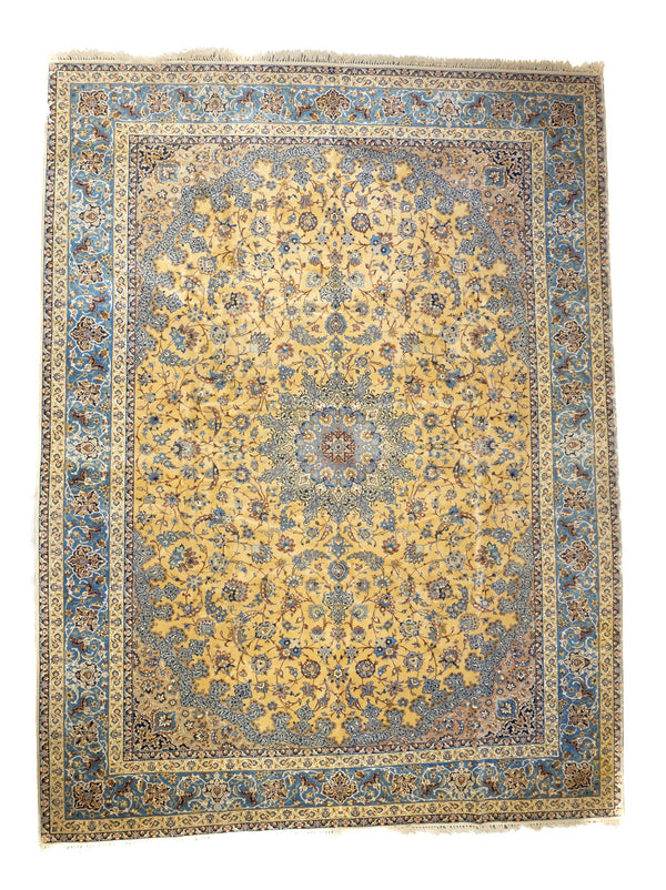Persia Isfahan Wool On Silk 10'6''x13'11''