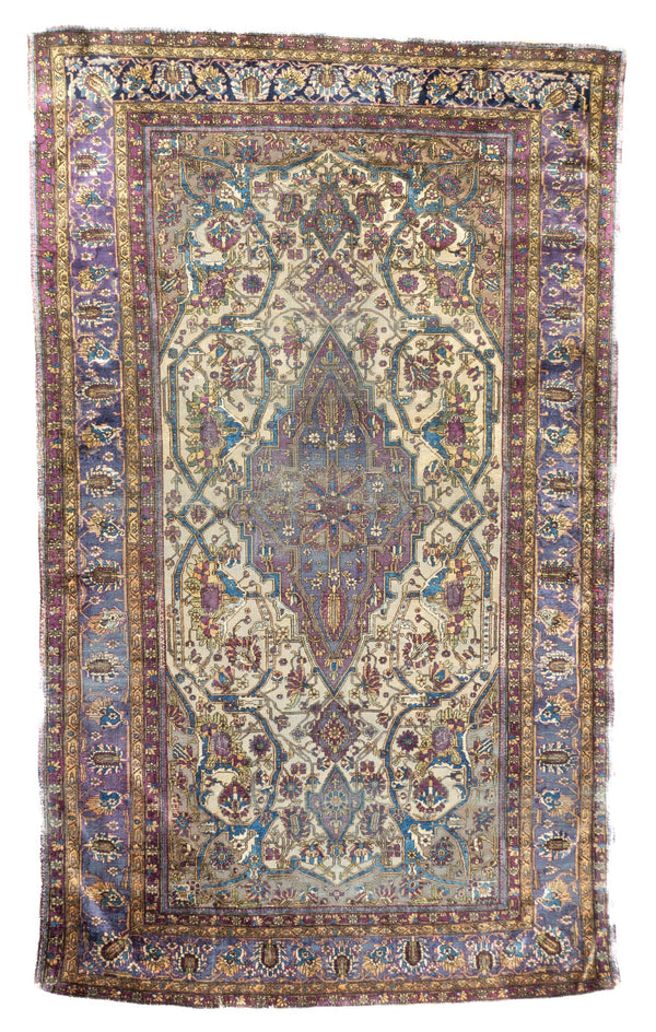 Persia Mohtasham Kashan Silk on silk 4'x6'10''
