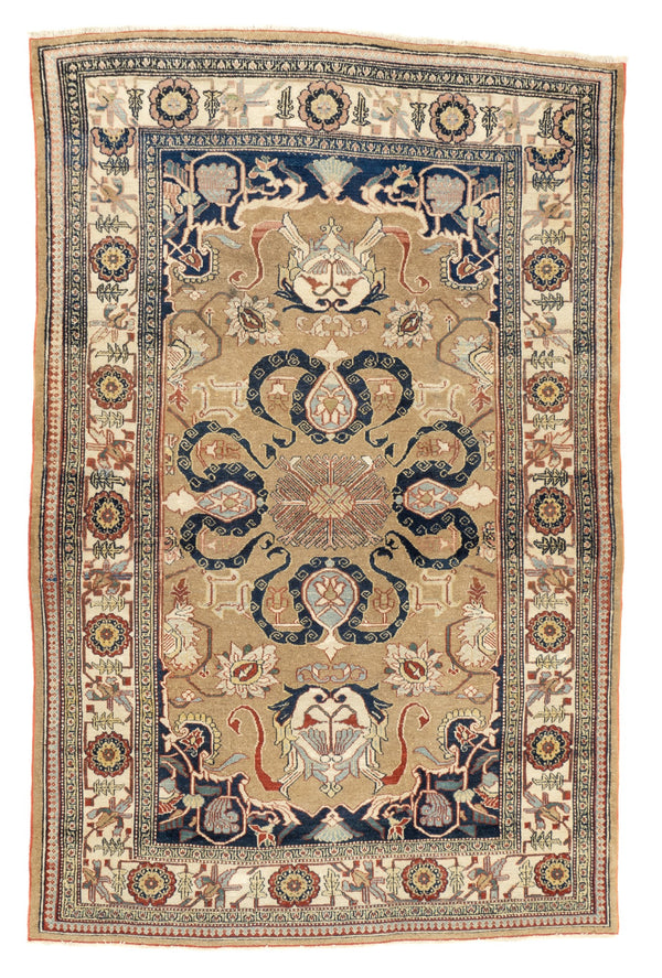 Persia HabibikAbad Wool on Cotton 4'2''x6'5''
