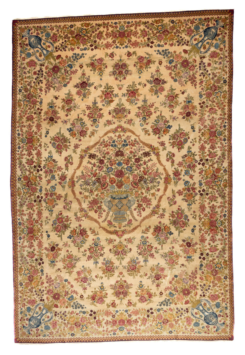 Antique Isfahan Rug 7'10'' x 11'7''