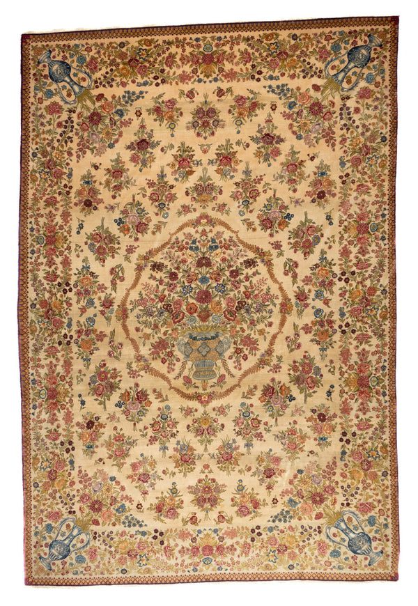 Persia Isfahan Silk on silk 7'10''x11'7''