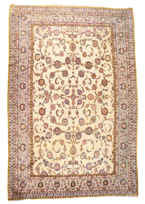 Persia Silk Souf Kashan Silk on silk 8'x11'8''
