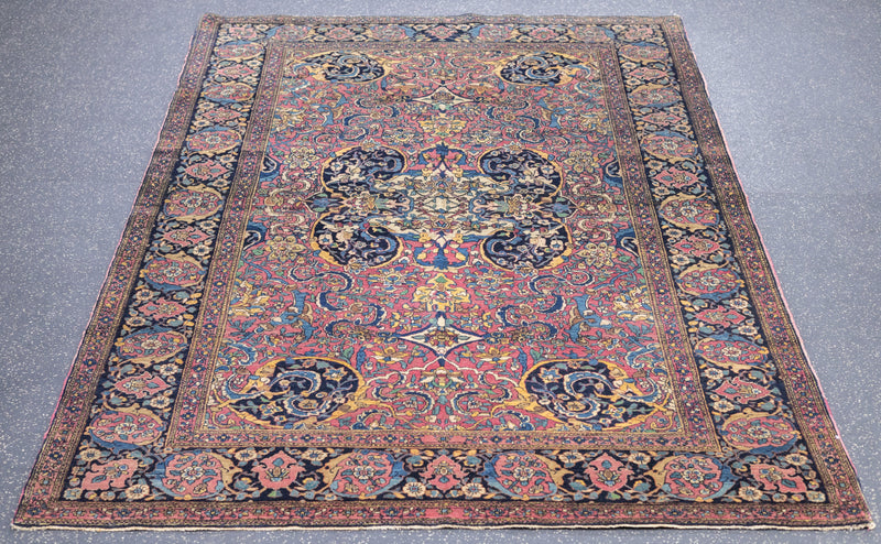 Antique Tehran Rug 4'8'' x 6'10''