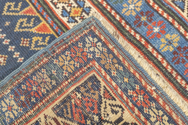 Antique Kuba Rug 4' x 4'9''