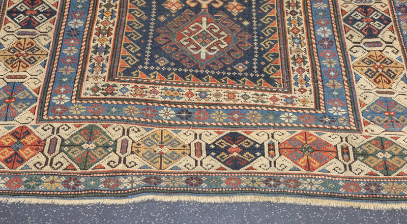 Antique Kuba Rug 4' x 4'9''