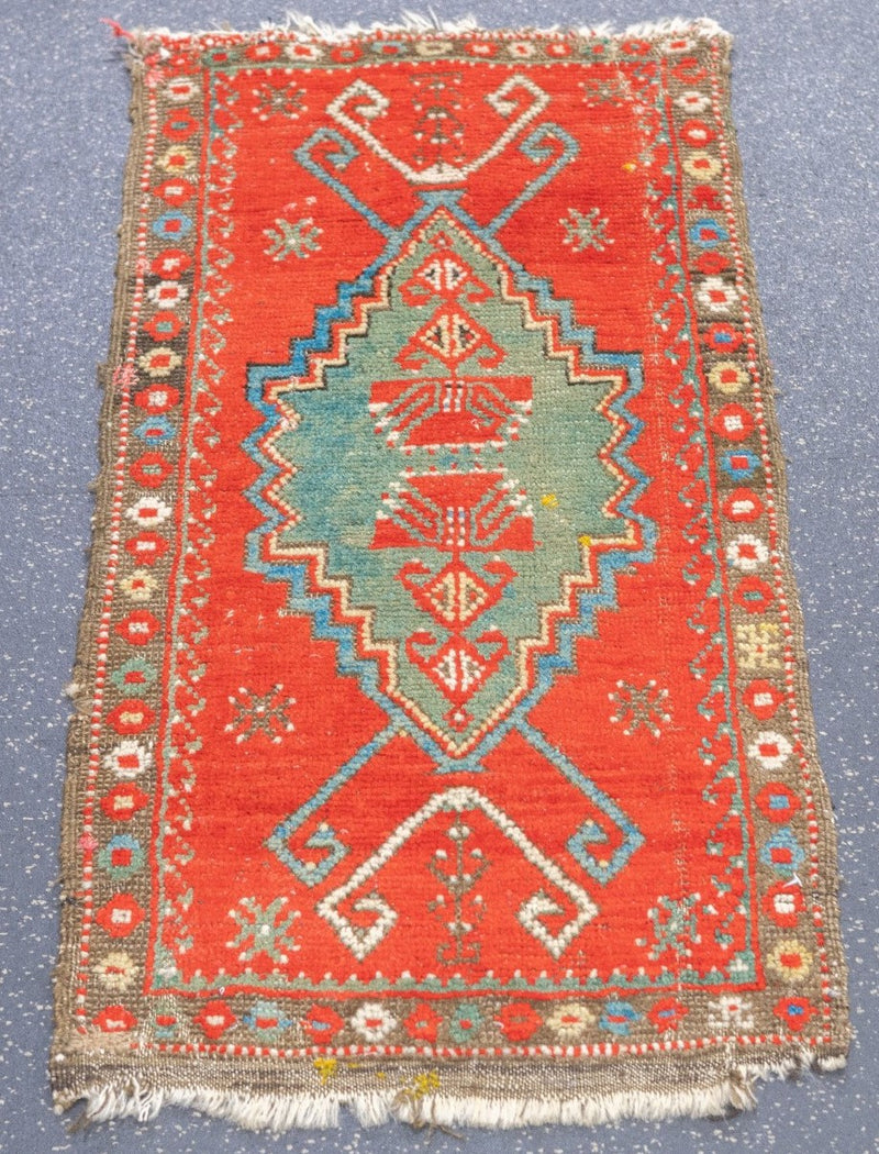 Antique Konya Rug 1'6'' x 2'11''