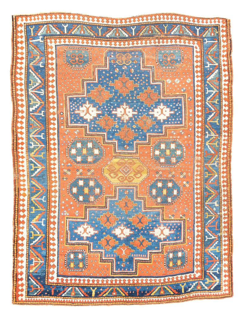 Antique Kazak Rug 5'8'' x 7'9''