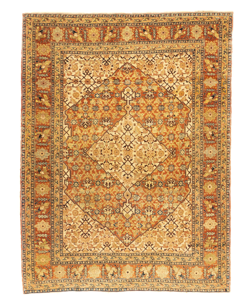 Persia Haji Jalili Tabriz Wool on Cotton 4'2''x5'6''
