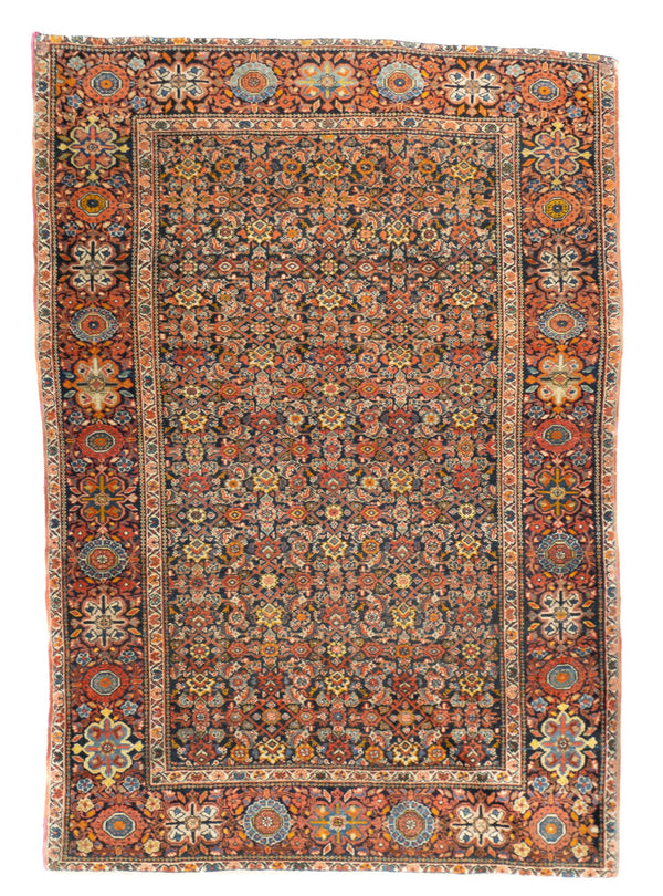 Farahan Sarouk Wool on Cotton 3'5''x4'10''