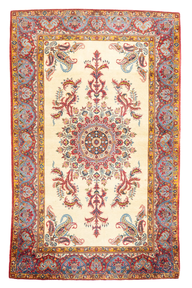 Antique Qum Rug 4'5'' x 7'1''