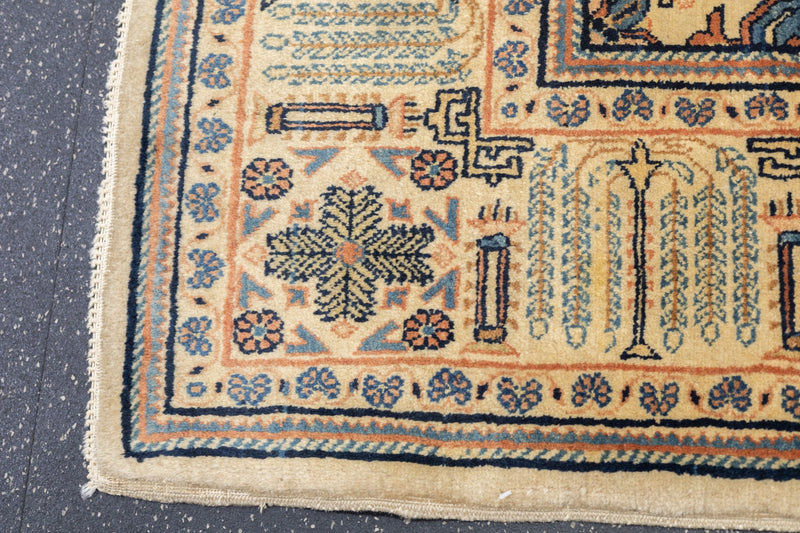 Vintage Sarouk Rug 6'2'' x 8'7''