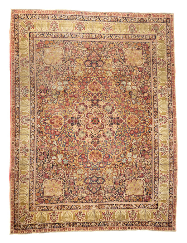Persia Lavar Kerman Wool on Cotton 8'9''x11'9''