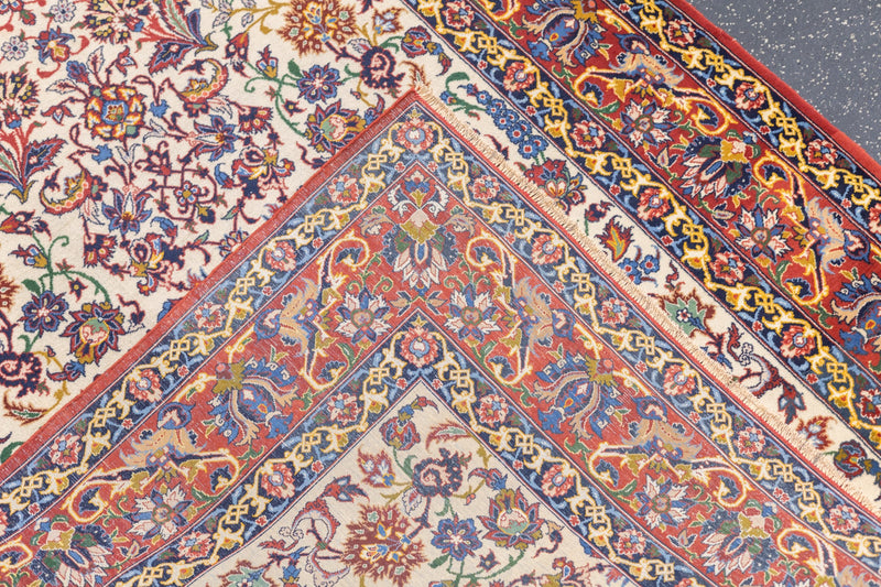 Antique Isfahan Rug 3'5'' x 5'2''