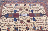 Antique Afshar Rug 4'11'' x 6'1''