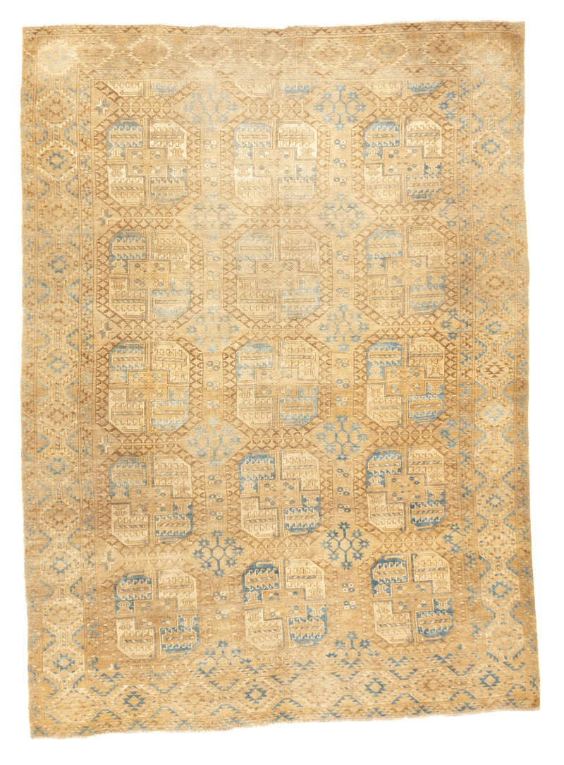 Vintage Turkmen Rug 7'8'' x 10'6''