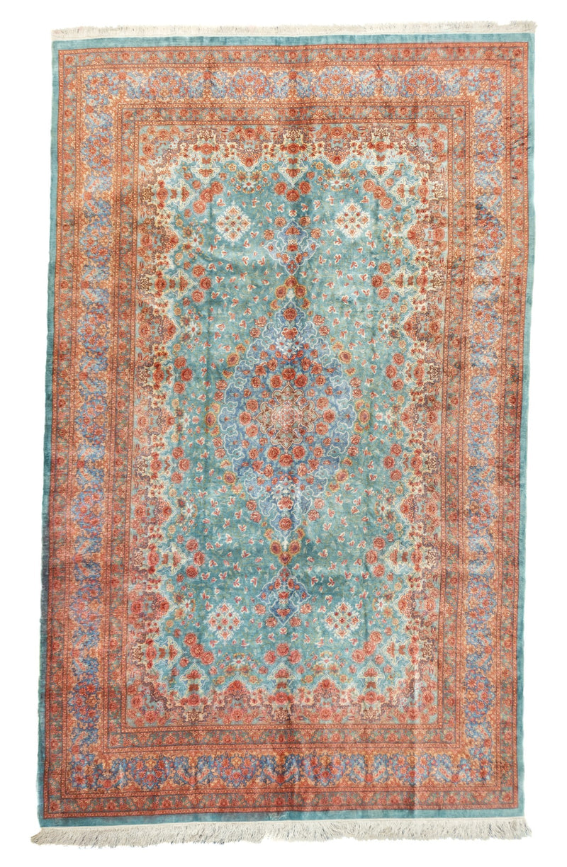 Vintage Qum Rug 6'3'' x 10'2''