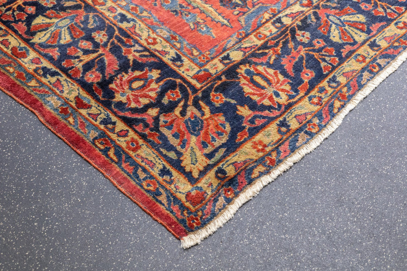 Antique Sarouk Rug 9'2'' x 11'3''