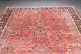 Antique Sarouk Rug 9'2'' x 11'3''