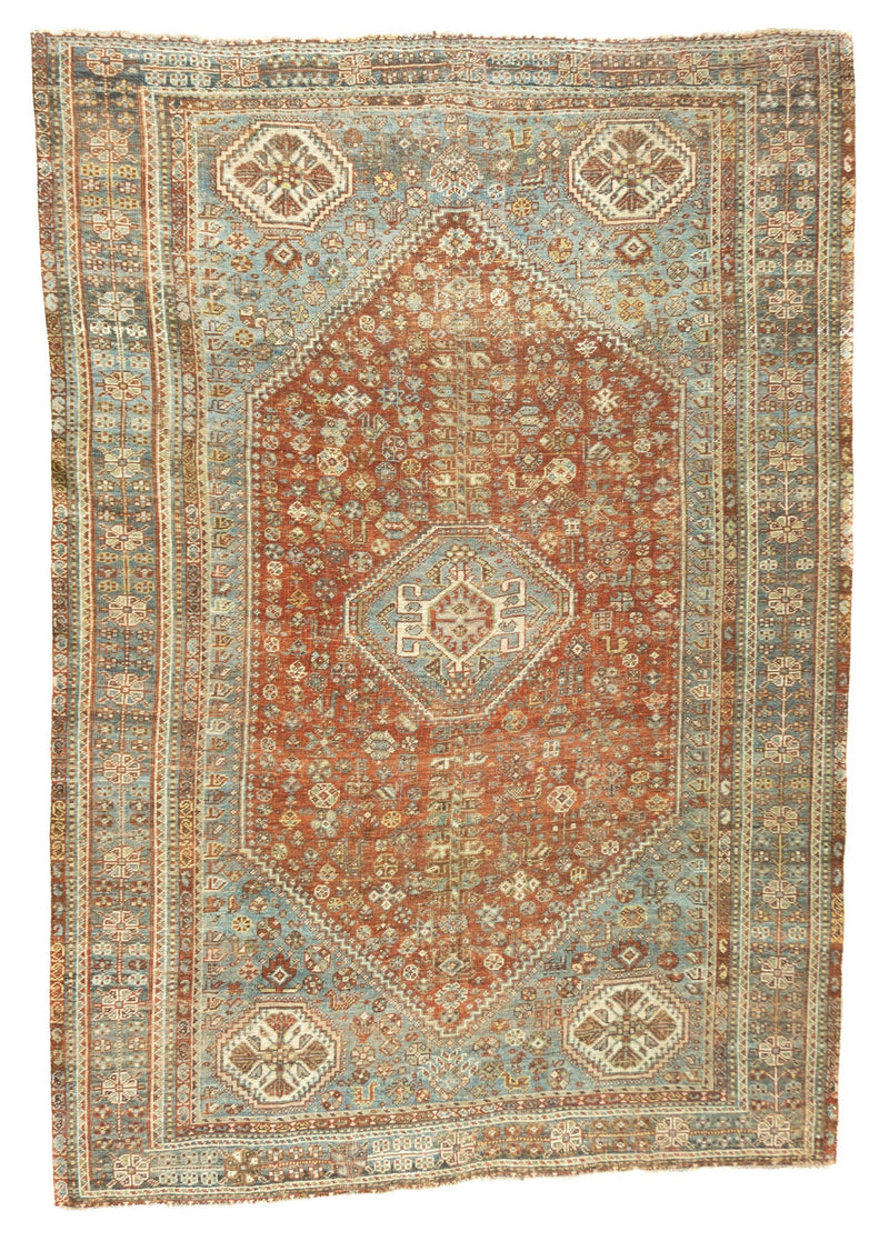 Antique Qashqai Rug 6'10'' x 9'8''