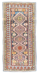 Caucasus Shirvan Wool on Cotton 4'2''x8'7''