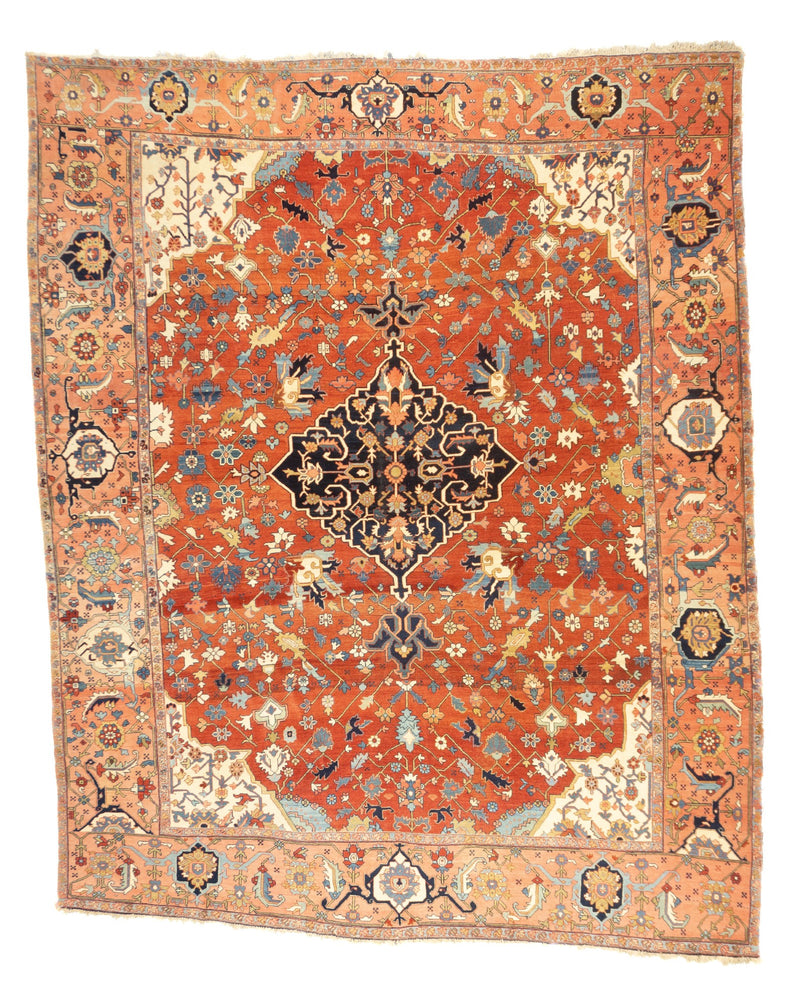 Antique Serapi Rug 9'4'' x 11'5''