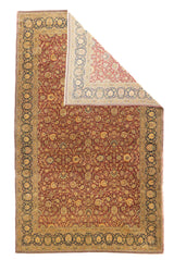 Antique Kashan Rug 6'5'' x 10'6''