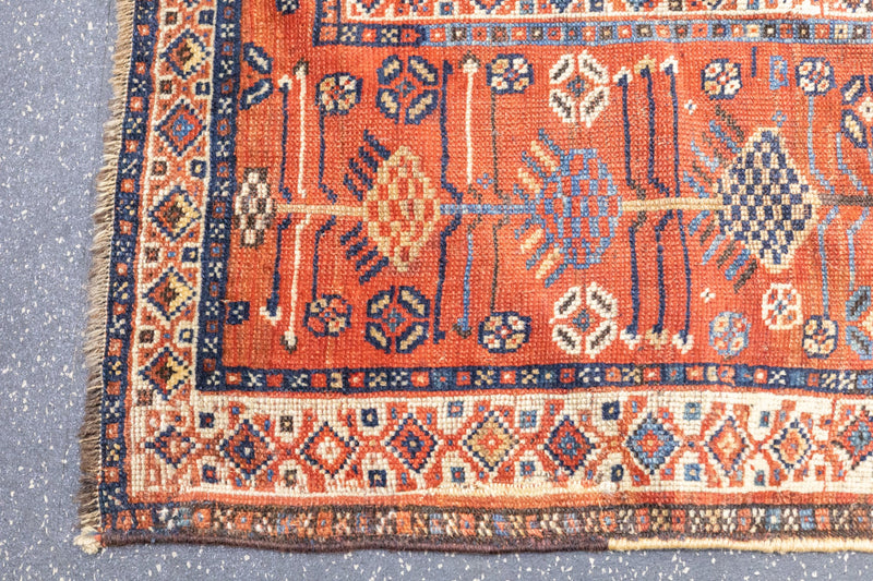 Antique Afshar Rug 6'4'' x 15'9''