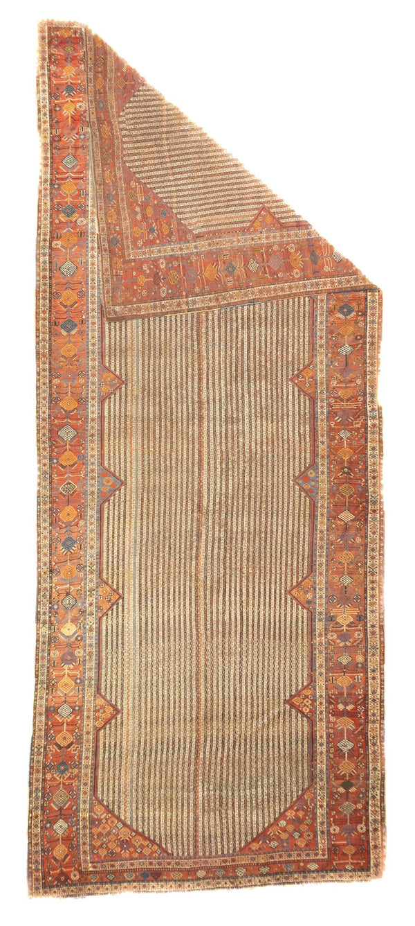 Antique Afshar Rug 6'4'' x 15'9''