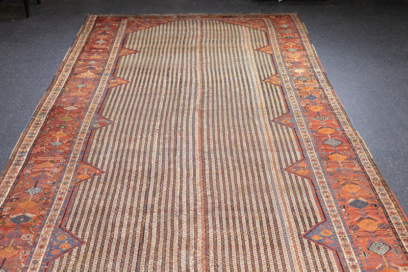 Antique Afshar Rug 6'4'' x 15'9''