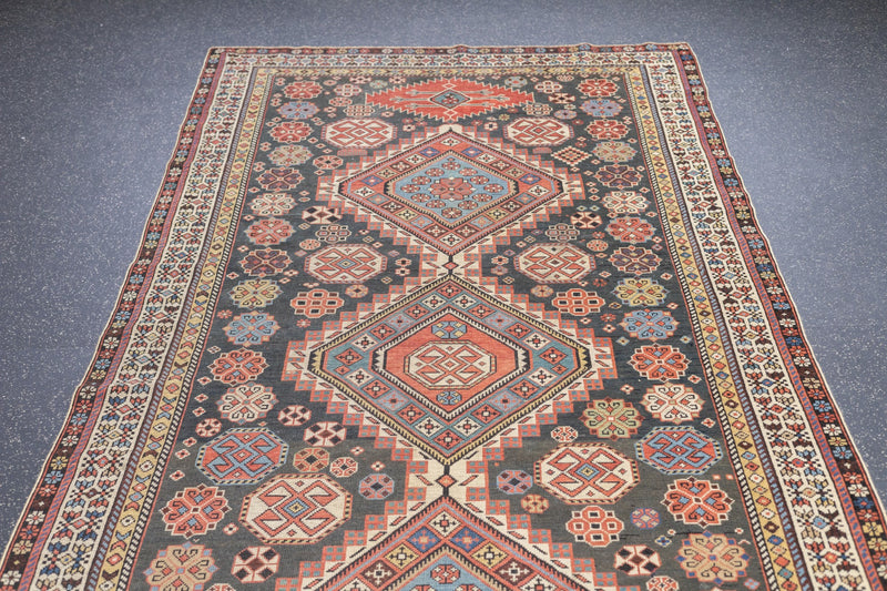 Antique Shirvan Rug 4'9'' x 10'2''