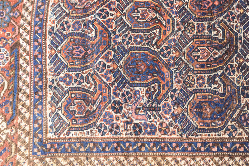 Antique Afshar Rug 5'2'' x 6'