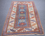 Antique Kazak 3000 Rug 3'7'' x 6'9''