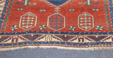 Antique Kazak Rug 4'3'' x 5'7''