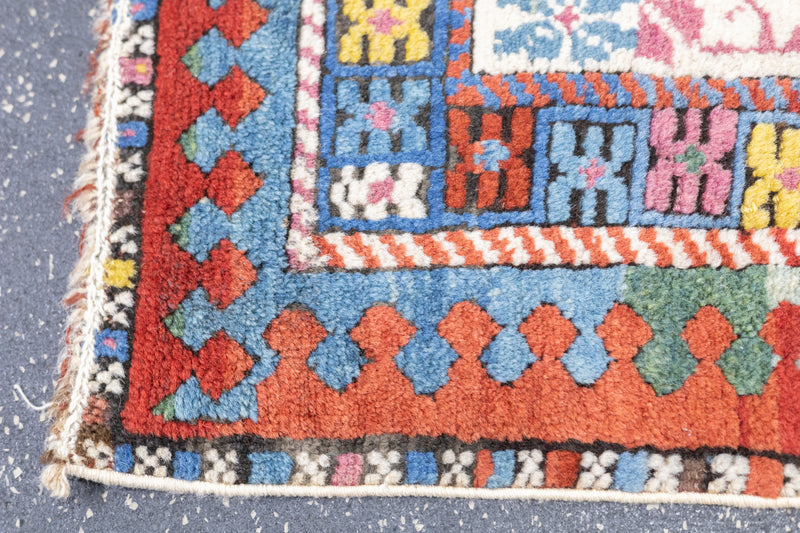 Antique Kazak Rug 3'7'' x 7'7''